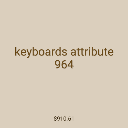 keyboards attribute 964