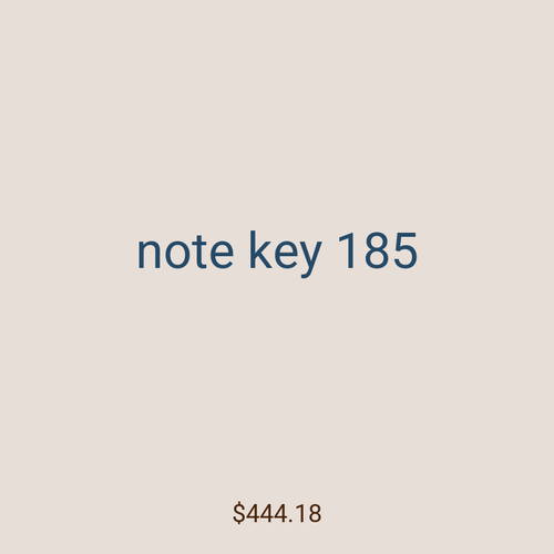 note key 185