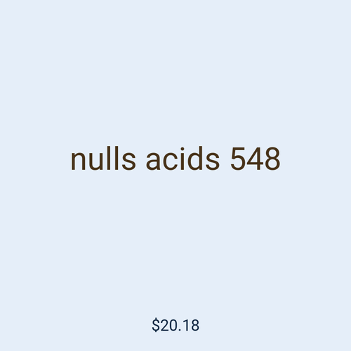 nulls acids 548
