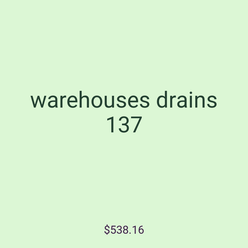 warehouses drains 137