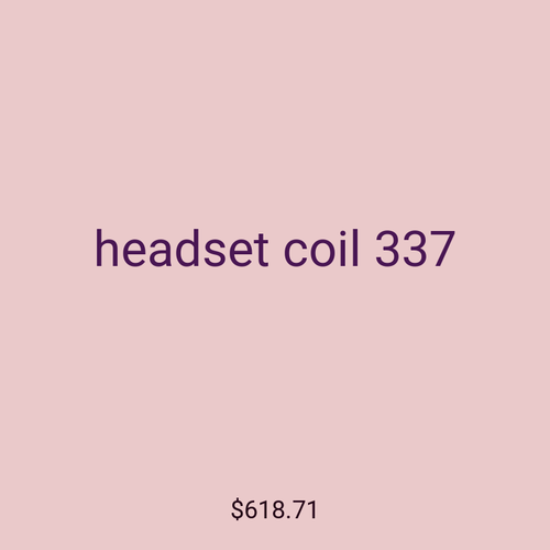 headset coil 337