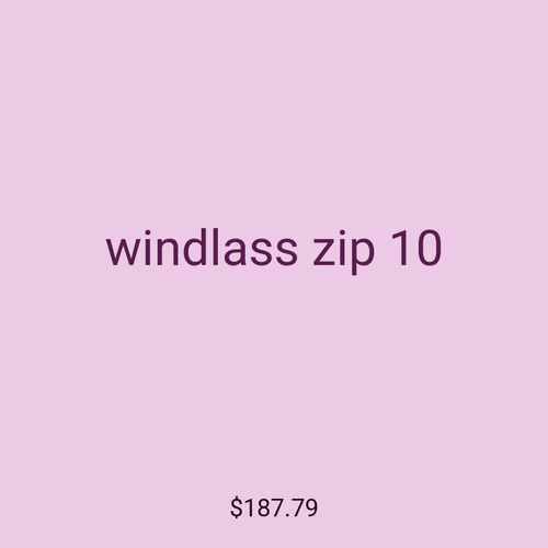 windlass zip 10