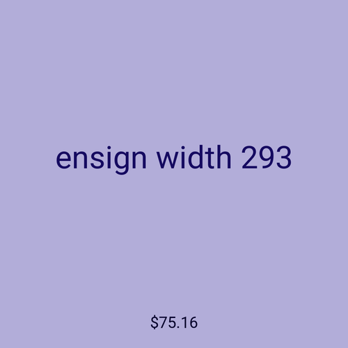 ensign width 293