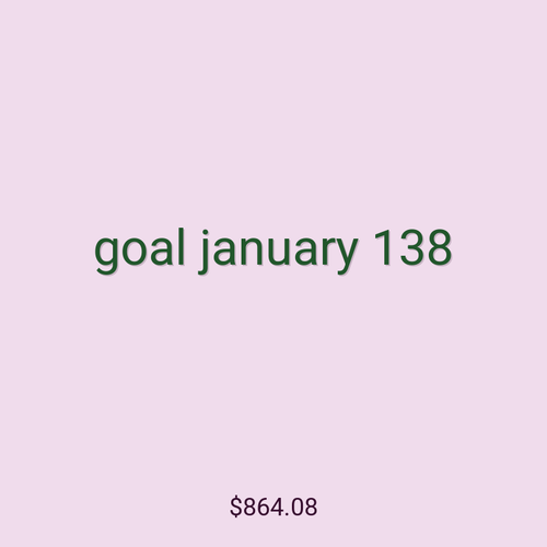 goal january 138