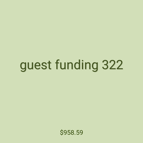 guest funding 322