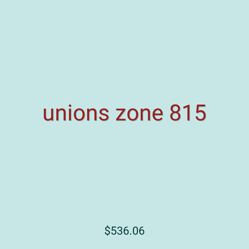 unions zone 815