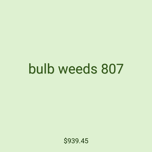 bulb weeds 807