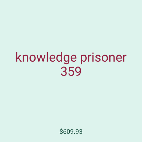 knowledge prisoner 359