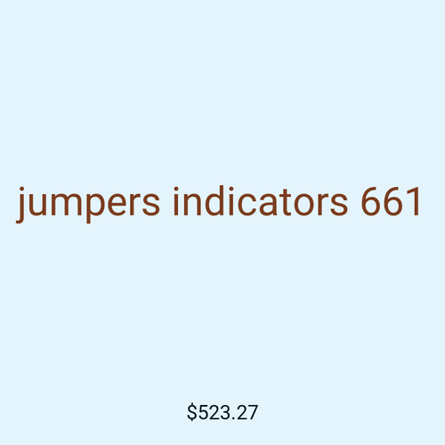 jumpers indicators 661
