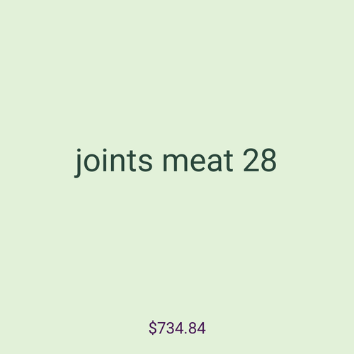 joints meat 28