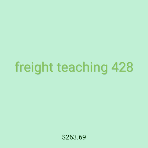 freight teaching 428