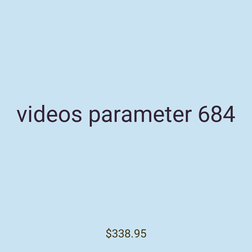 videos parameter 684