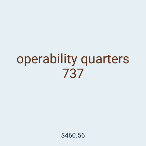 operability quarters 737