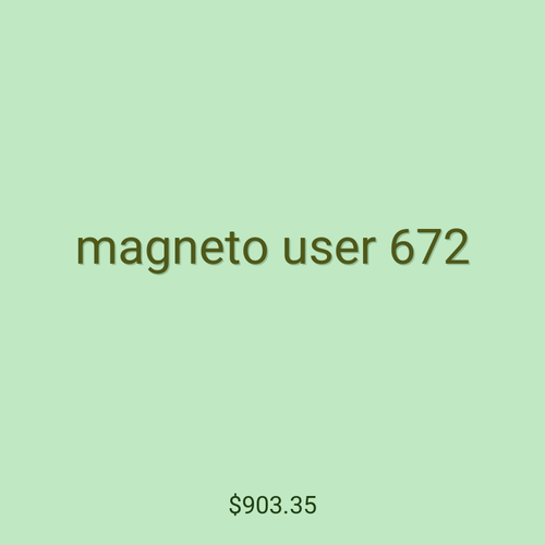 magneto user 672