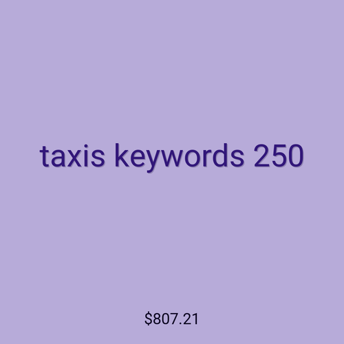taxis keywords 250