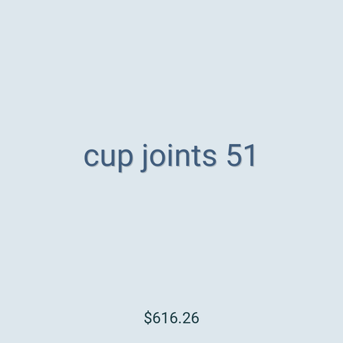 cup joints 51
