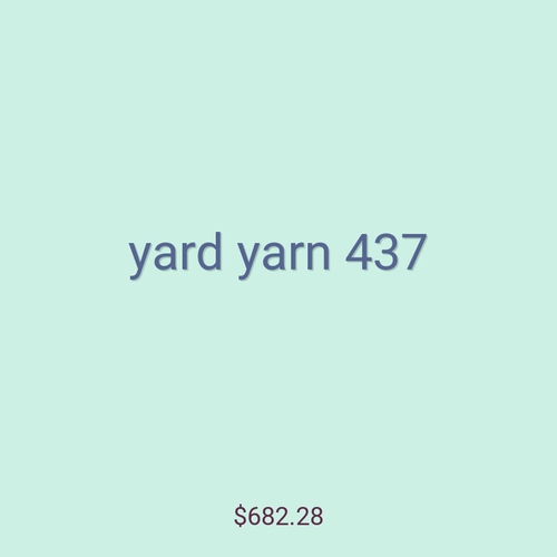 yard yarn 437