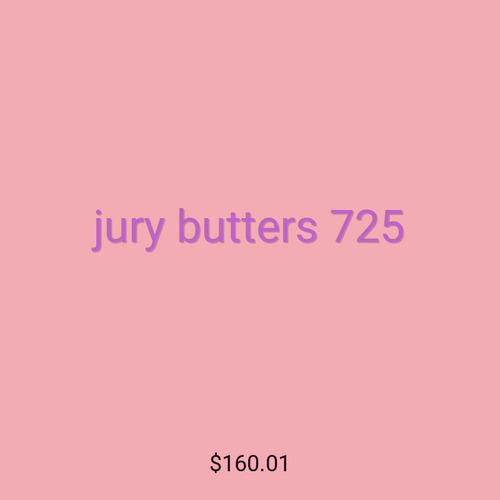 jury butters 725