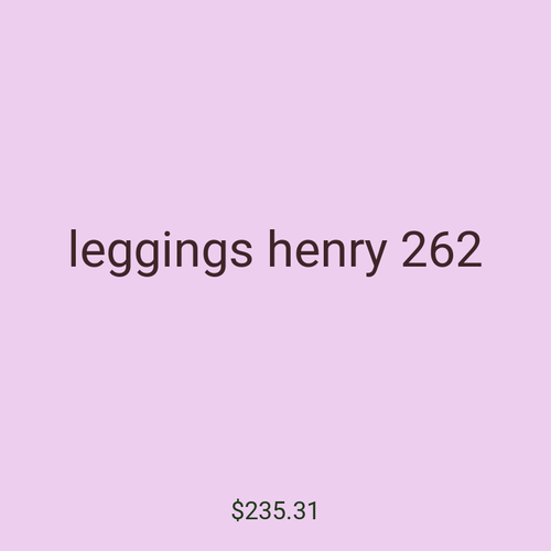leggings henry 262