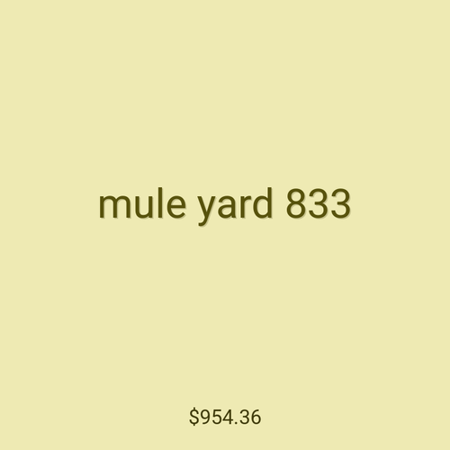 mule yard 833