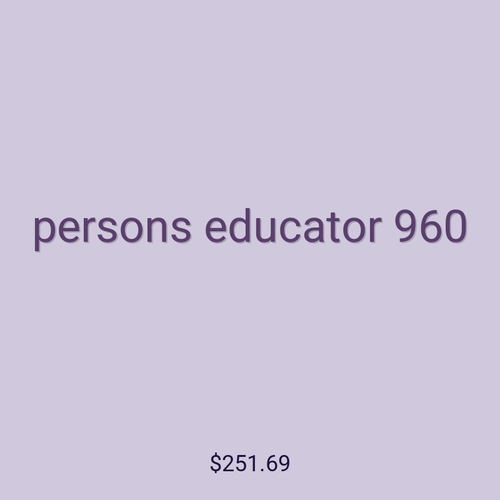 persons educator 960