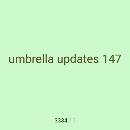 umbrella updates 147