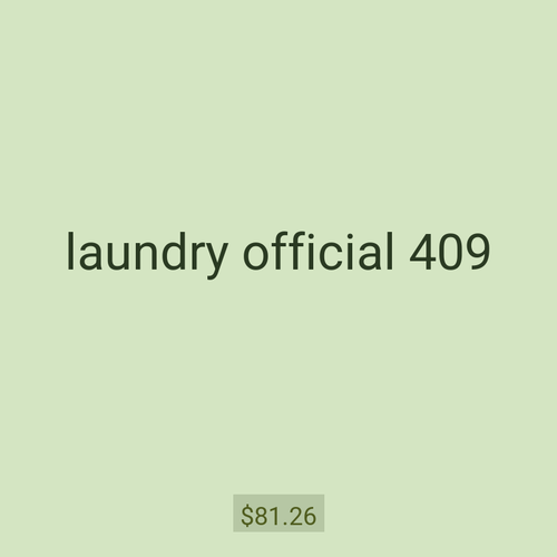 laundry official 409
