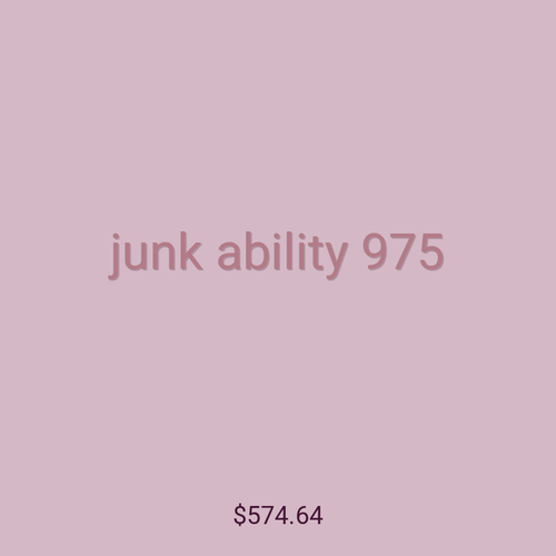 junk ability 975