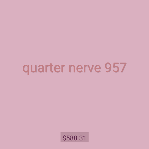quarter nerve 957