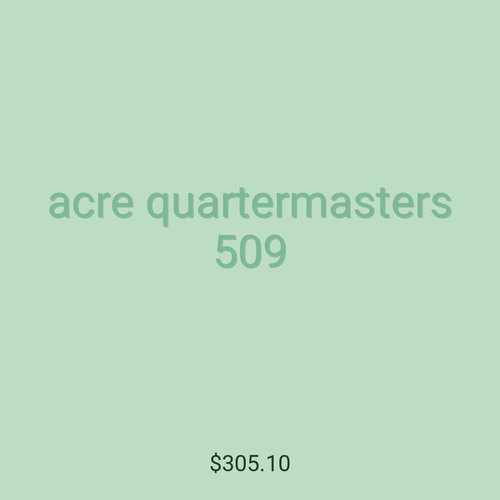 acre quartermasters 509