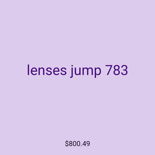 lenses jump 783
