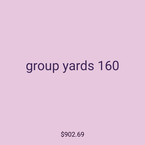 group yards 160