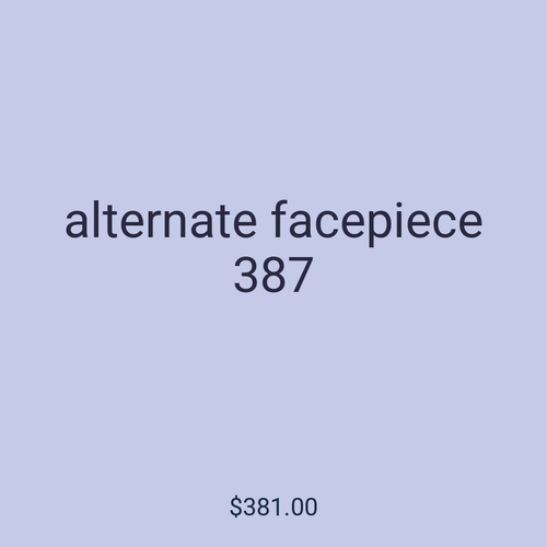 alternate facepiece 387