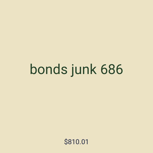bonds junk 686