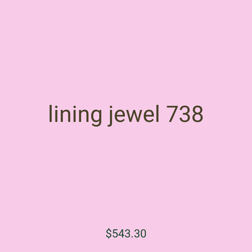 lining jewel 738