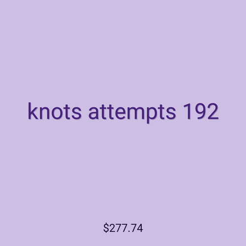 knots attempts 192
