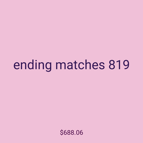 ending matches 819