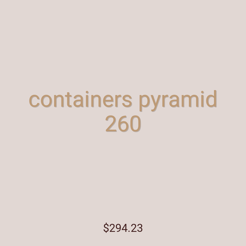 containers pyramid 260