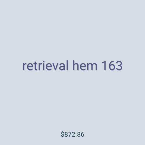 retrieval hem 163