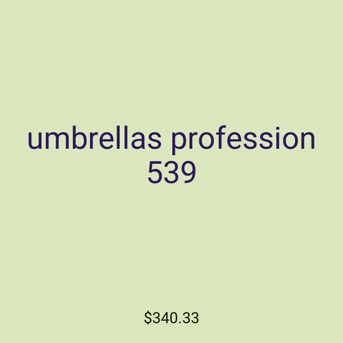 umbrellas profession 539