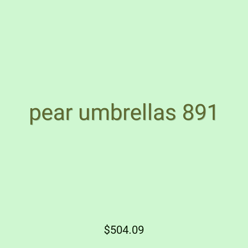 pear umbrellas 891