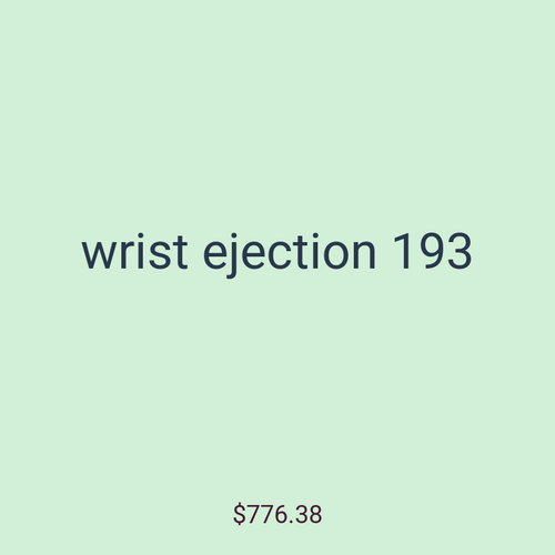 wrist ejection 193