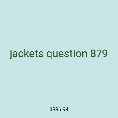 jackets question 879