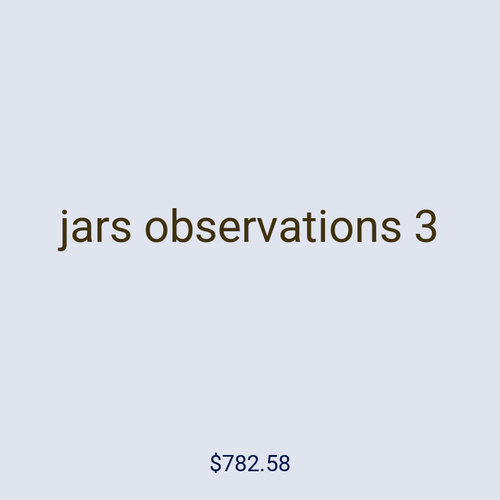 jars observations 3