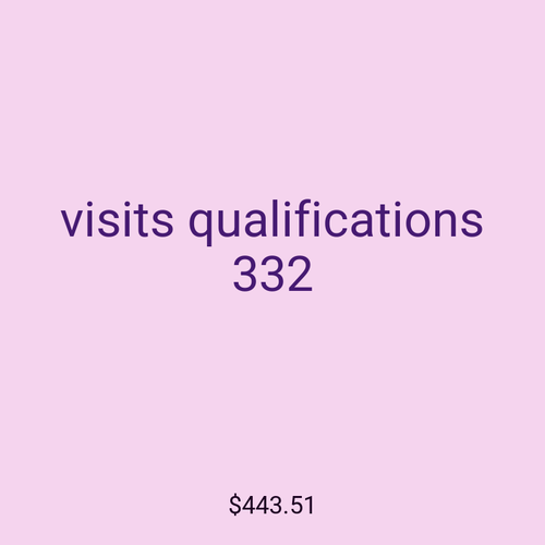 visits qualifications 332