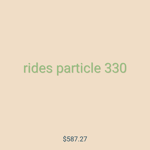 rides particle 330