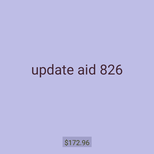 update aid 826