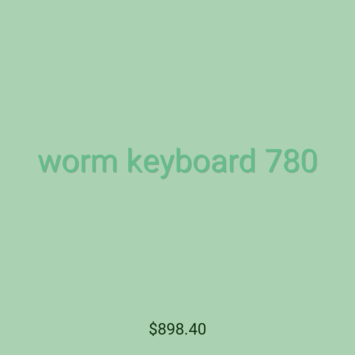 worm keyboard 780