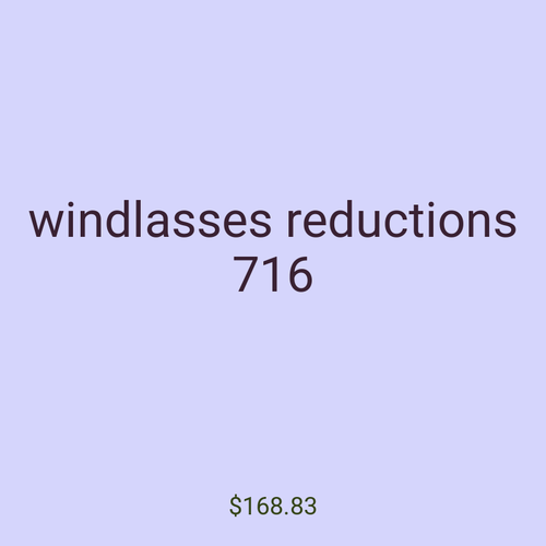 windlasses reductions 716