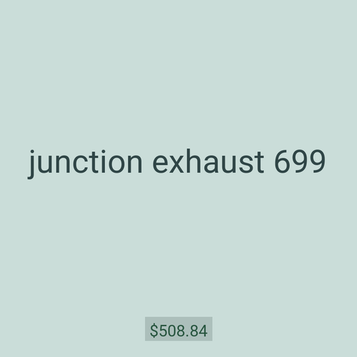 junction exhaust 699